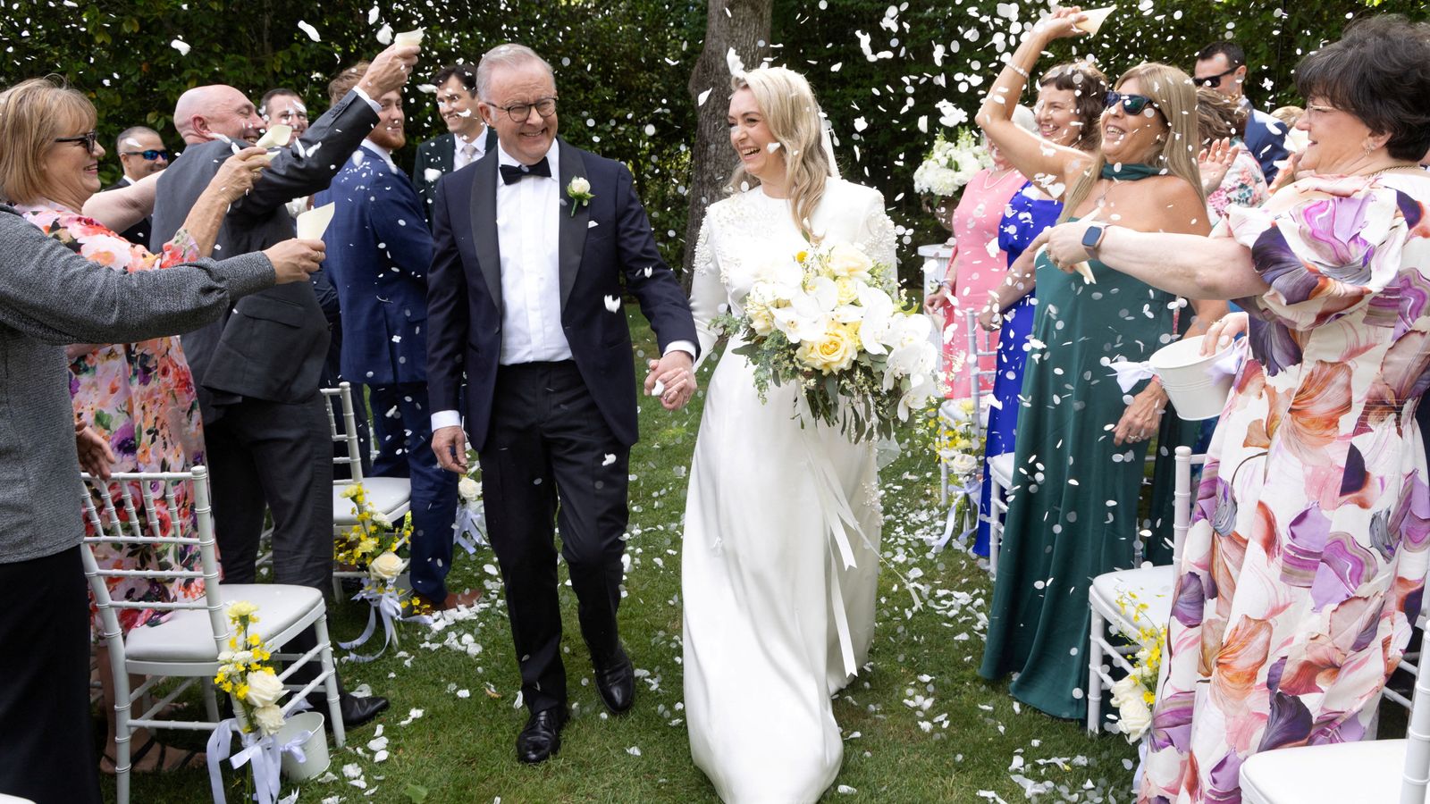 Australia’s Anthony Albanese gets married – and makes history as country’s first prime minister to wed in office | World News
